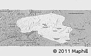 Gray Panoramic Map of Offoue-Onoye (Iboundji)
