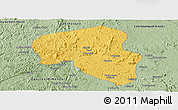 Savanna Style Panoramic Map of Offoue-Onoye (Iboundji)