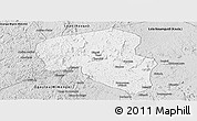 Silver Style Panoramic Map of Offoue-Onoye (Iboundji)