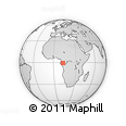 Outline Map of Ogooue-Lolo