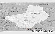 Gray Panoramic Map of Ogooue-Lolo