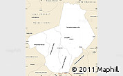 Classic Style Simple Map of Ogooue-Lolo
