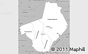 Gray Simple Map of Ogooue-Lolo