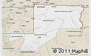Classic Style 3D Map of Wouleu-Ntem