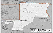 Gray 3D Map of Wouleu-Ntem