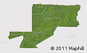 Satellite 3D Map of Wouleu-Ntem, cropped outside