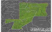 Satellite 3D Map of Wouleu-Ntem, desaturated