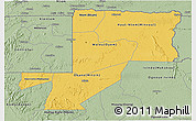 Savanna Style 3D Map of Wouleu-Ntem