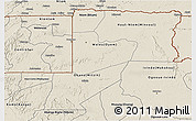 Shaded Relief 3D Map of Wouleu-Ntem