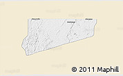 Classic Style 3D Map of Haut-Como (Medouneu), single color outside