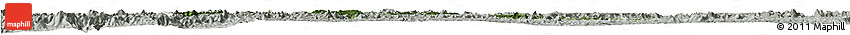 Satellite Horizon Map of Haut-Como (Medouneu), lighten, semi-desaturated