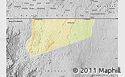 Physical Map of Haut-Como (Medouneu), desaturated