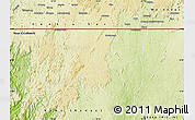 Physical Map of Haut-Como (Medouneu)