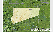 Physical Map of Haut-Como (Medouneu), satellite outside