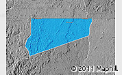 Political Map of Haut-Como (Medouneu), desaturated