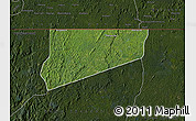 Satellite Map of Haut-Como (Medouneu), darken