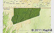Satellite Map of Haut-Como (Medouneu), physical outside