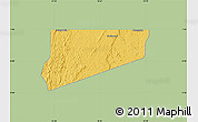 Savanna Style Map of Haut-Como (Medouneu), single color outside