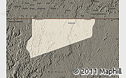 Shaded Relief Map of Haut-Como (Medouneu), darken