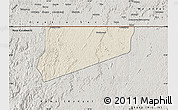 Shaded Relief Map of Haut-Como (Medouneu), semi-desaturated