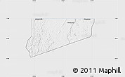 Silver Style Map of Haut-Como (Medouneu), single color outside