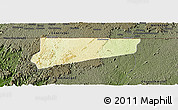 Physical Panoramic Map of Haut-Como (Medouneu), darken