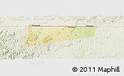 Physical Panoramic Map of Haut-Como (Medouneu), lighten