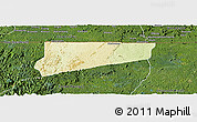 Physical Panoramic Map of Haut-Como (Medouneu), satellite outside