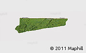 Satellite Panoramic Map of Haut-Como (Medouneu), cropped outside