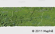 Satellite Panoramic Map of Haut-Como (Medouneu)