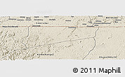 Shaded Relief Panoramic Map of Haut-Como (Medouneu)