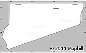 Gray Simple Map of Haut-Como (Medouneu), cropped outside