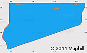 Political Simple Map of Haut-Como (Medouneu), cropped outside