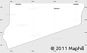 Silver Style Simple Map of Haut-Como (Medouneu), single color outside