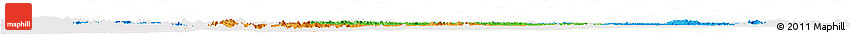 Political Horizon Map of Wouleu-Ntem, cropped outside