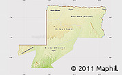 Physical Map of Wouleu-Ntem, cropped outside