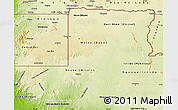 Physical Map of Wouleu-Ntem