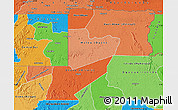 Political Shades Map of Wouleu-Ntem