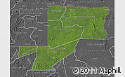 Satellite Map of Wouleu-Ntem, desaturated