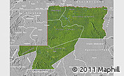 Satellite Map of Wouleu-Ntem, lighten, desaturated