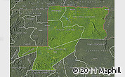 Satellite Map of Wouleu-Ntem, semi-desaturated