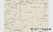 Shaded Relief Map of Wouleu-Ntem