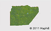 Satellite 3D Map of Ntem (Bitam), cropped outside