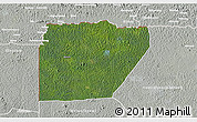 Satellite 3D Map of Ntem (Bitam), lighten, semi-desaturated