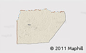 Shaded Relief 3D Map of Ntem (Bitam), cropped outside