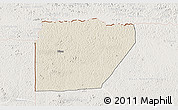 Shaded Relief 3D Map of Ntem (Bitam), lighten