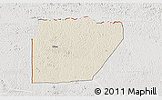 Shaded Relief 3D Map of Ntem (Bitam), lighten, semi-desaturated