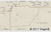 Shaded Relief 3D Map of Ntem (Bitam)