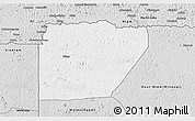 Silver Style 3D Map of Ntem (Bitam)
