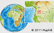 Physical Location Map of Ntem (Bitam)